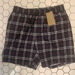 Burberry swim trunks NWT $350 M navy